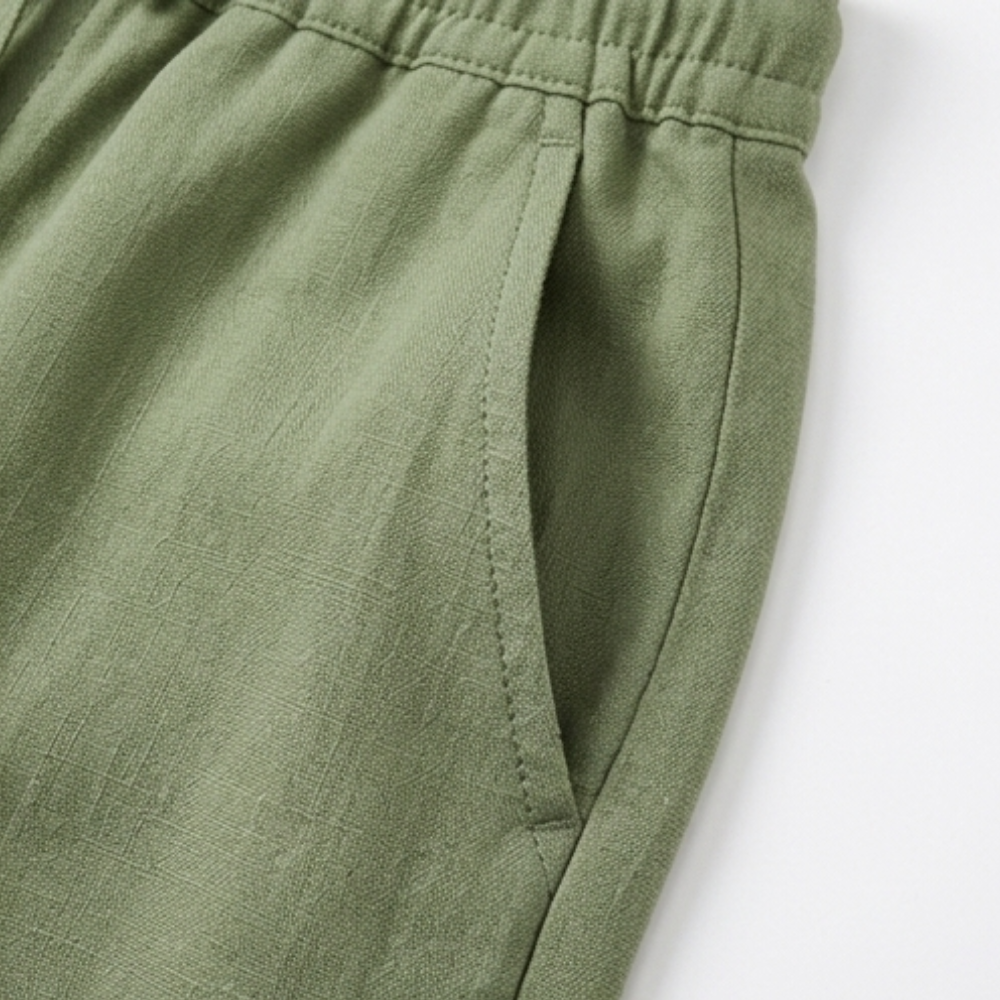 Lyora Capri Pants - Women's Drawstring Cropped Trousers