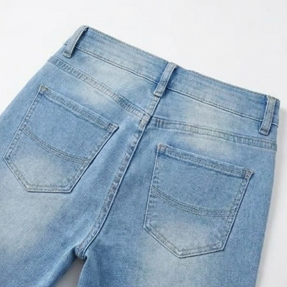 Velora Capri Jeans - High Waist Women's Cropped Jeans
