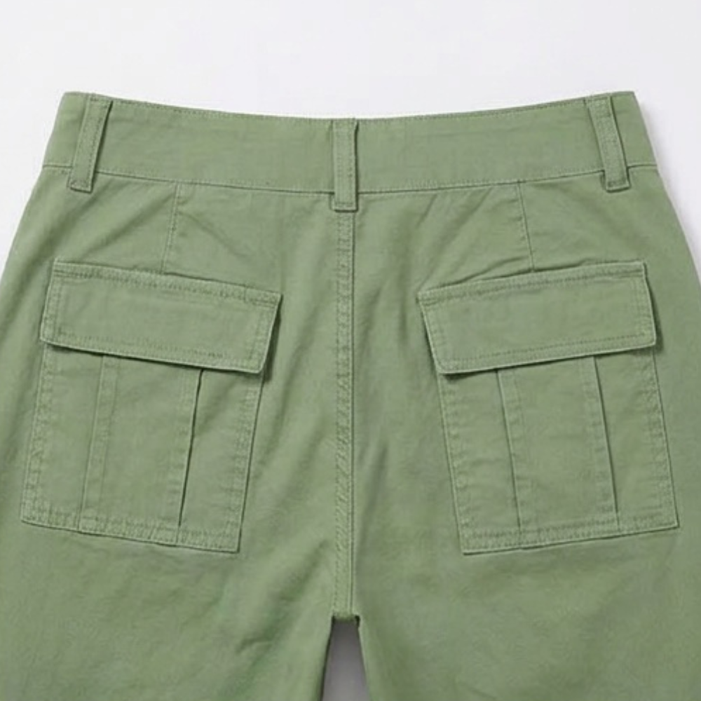 Movana Stretch Cargo Capri - Women's Capri with Pockets