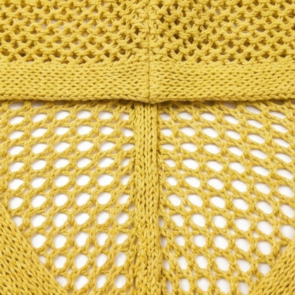 Delyne - Women's Open-Knit Hooded Pullover