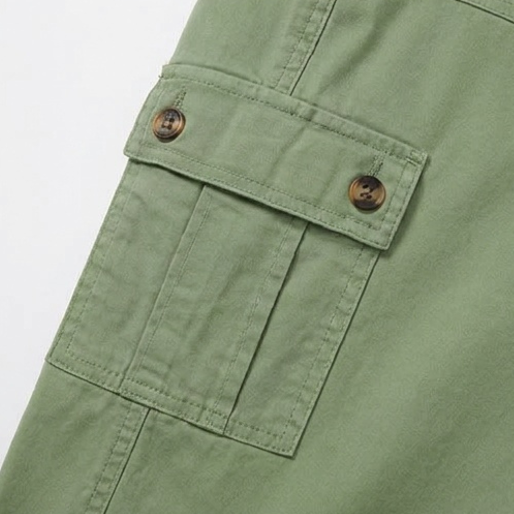 Movana Stretch Cargo Capri - Women's Capri with Pockets