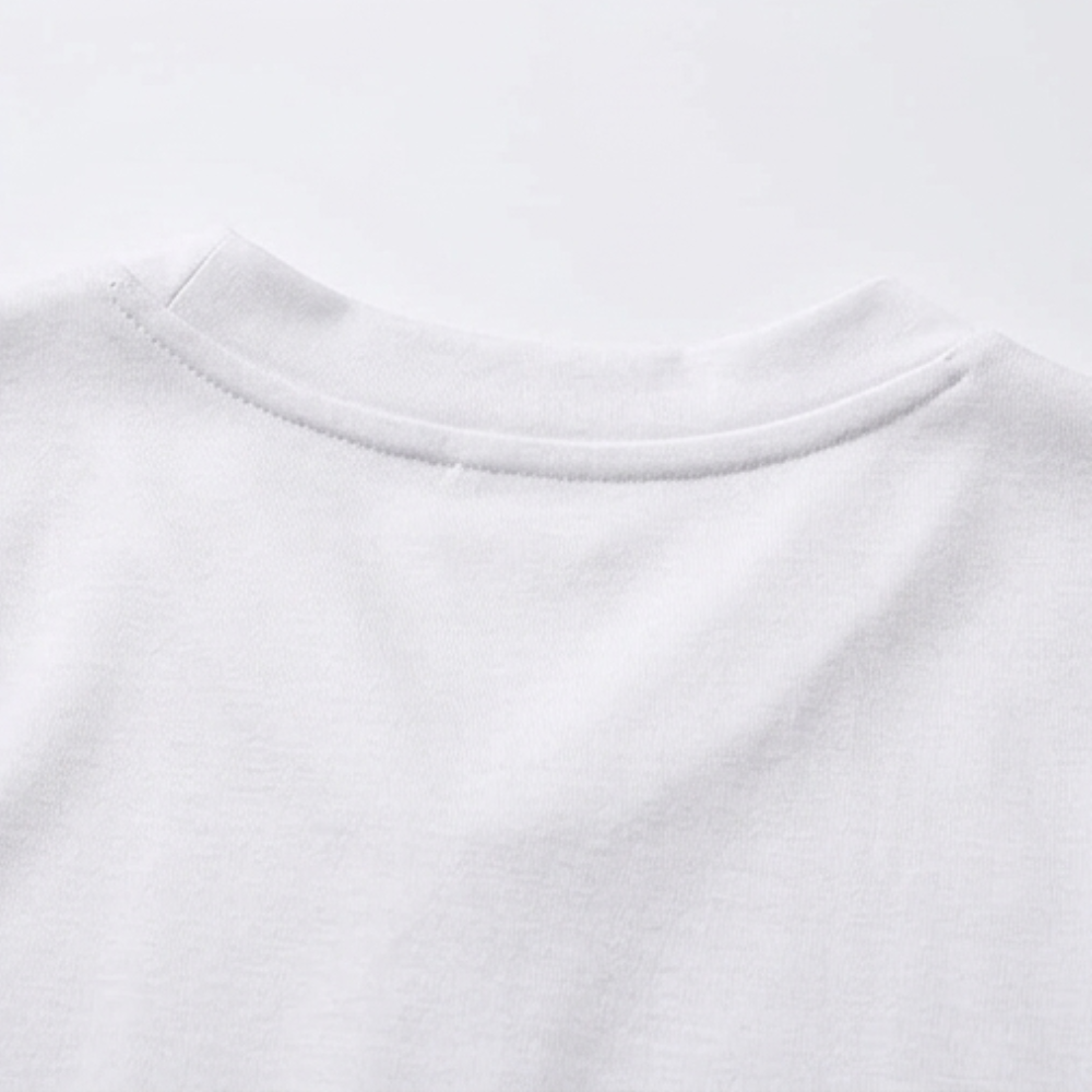 Lunavia - Soft V-Neck Tee with Rolled Cuffs for Women