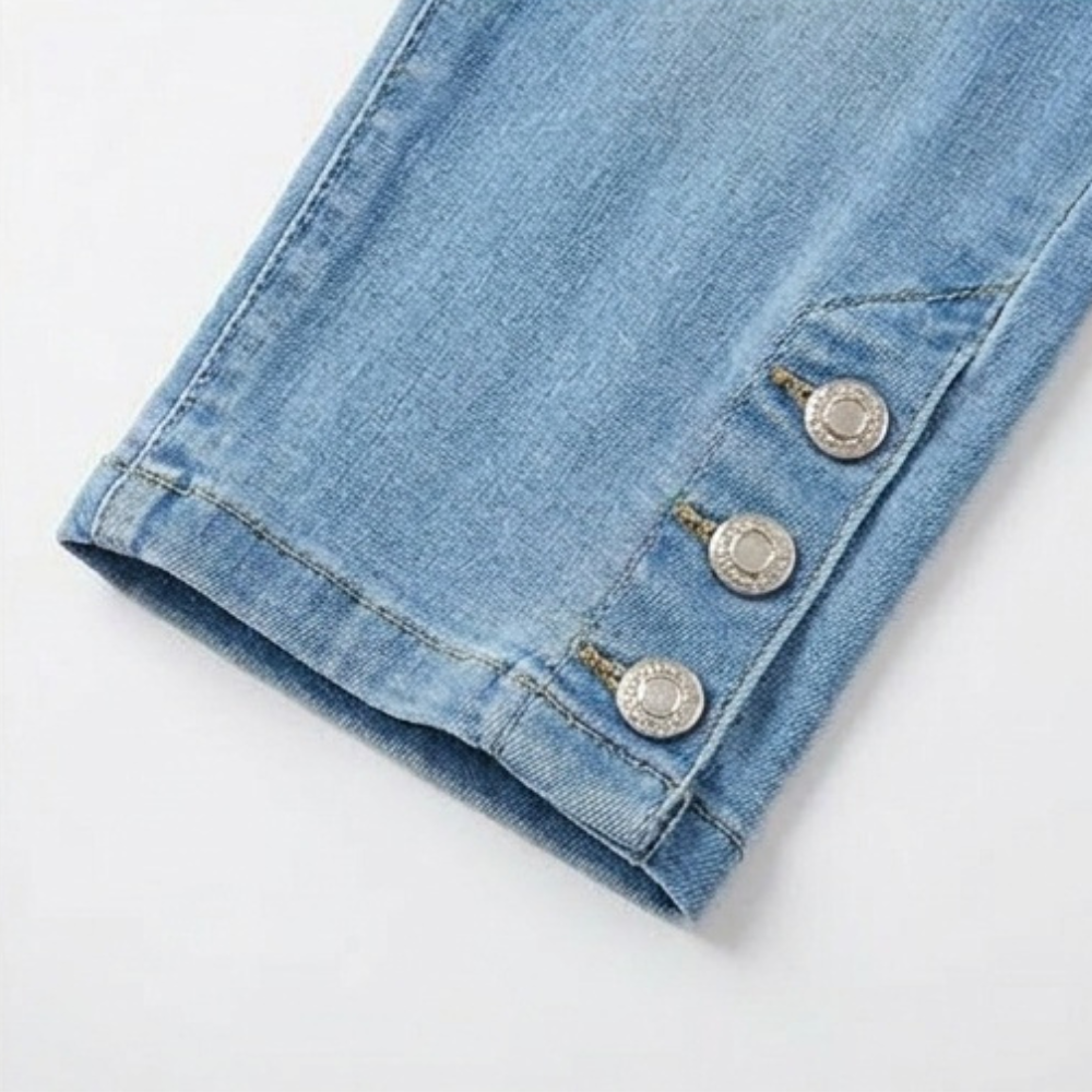 Velora Capri Jeans - High Waist Women's Cropped Jeans