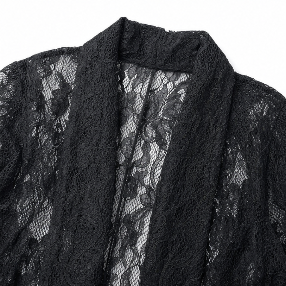 Florenza Floral Lace Blazer - Women's Open Front Blazer