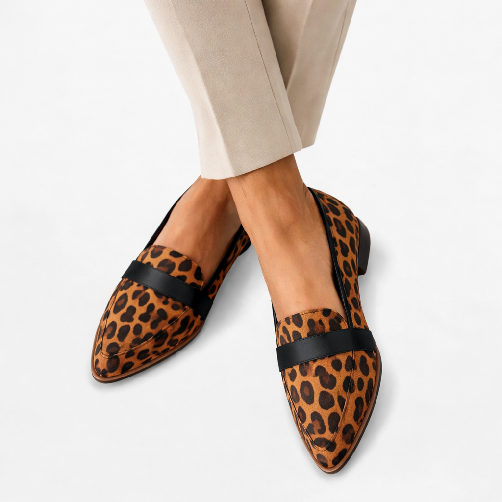 Orthopaedic Suede Loafers - Women's Pointed Loafers