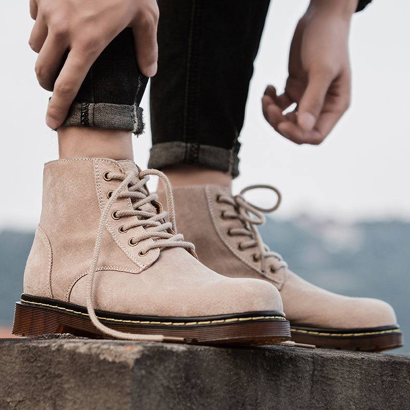 Highland Suede Boots - Men's Lace Up Suede Boots