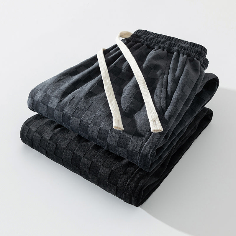 Arlo Sweatpants - Men's Check Relaxed Joggers