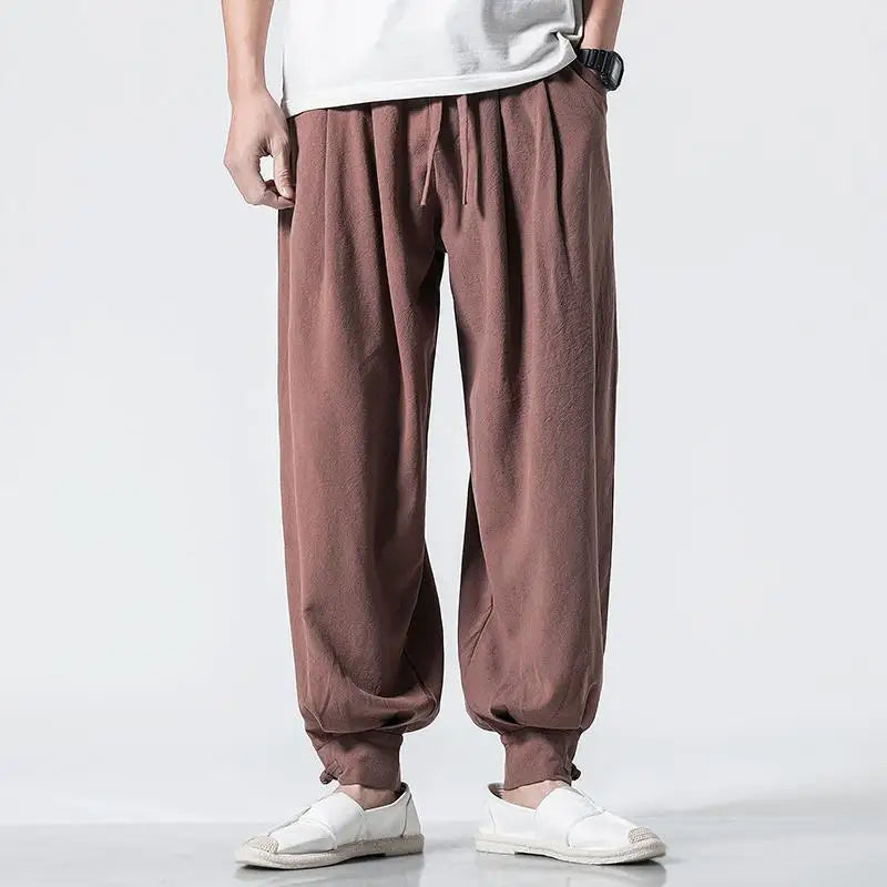 Laguna Linen Joggers - Men's Relaxed Linen Blend Joggers