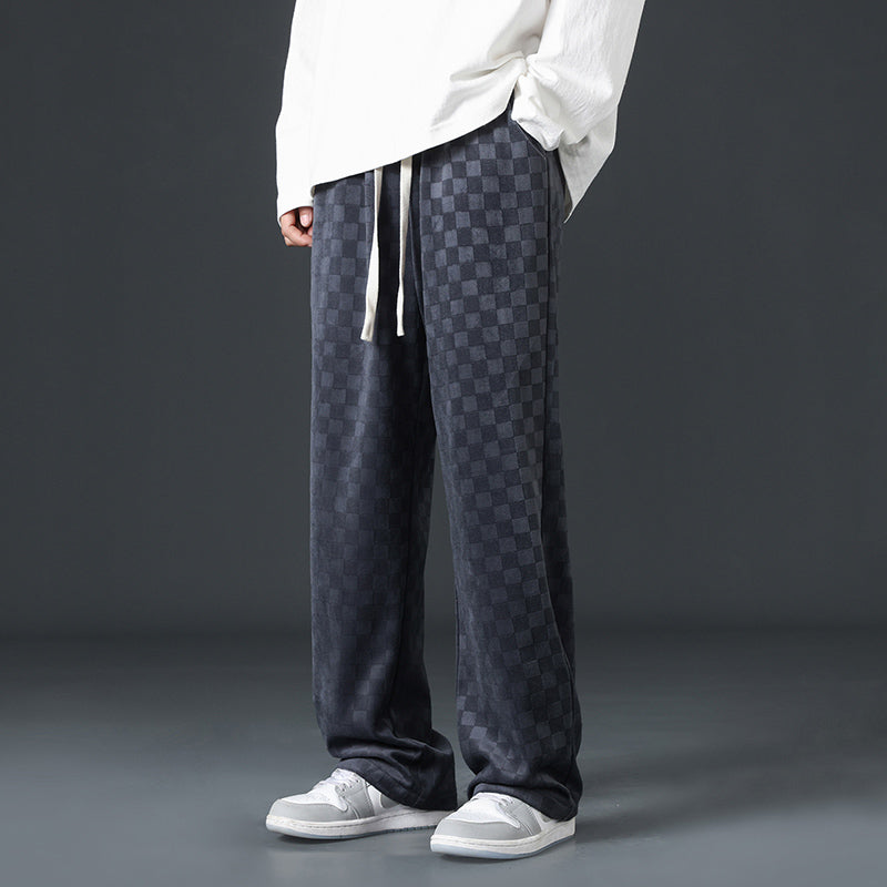 Arlo Sweatpants - Men's Check Relaxed Joggers