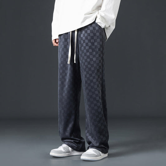 Arlo Sweatpants - Men's Check Relaxed Joggers