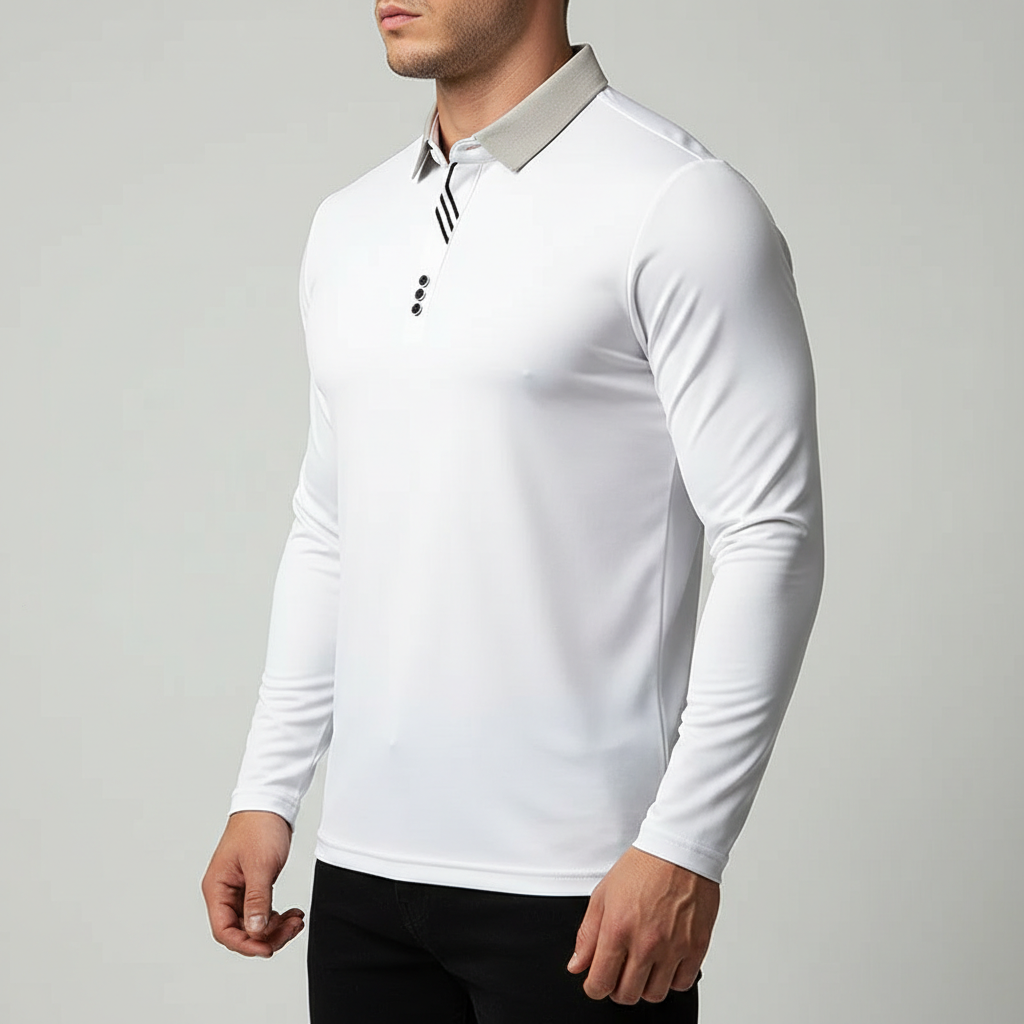 Portofino Long-Sleeve Polo Shirt - Men's Knit Polo