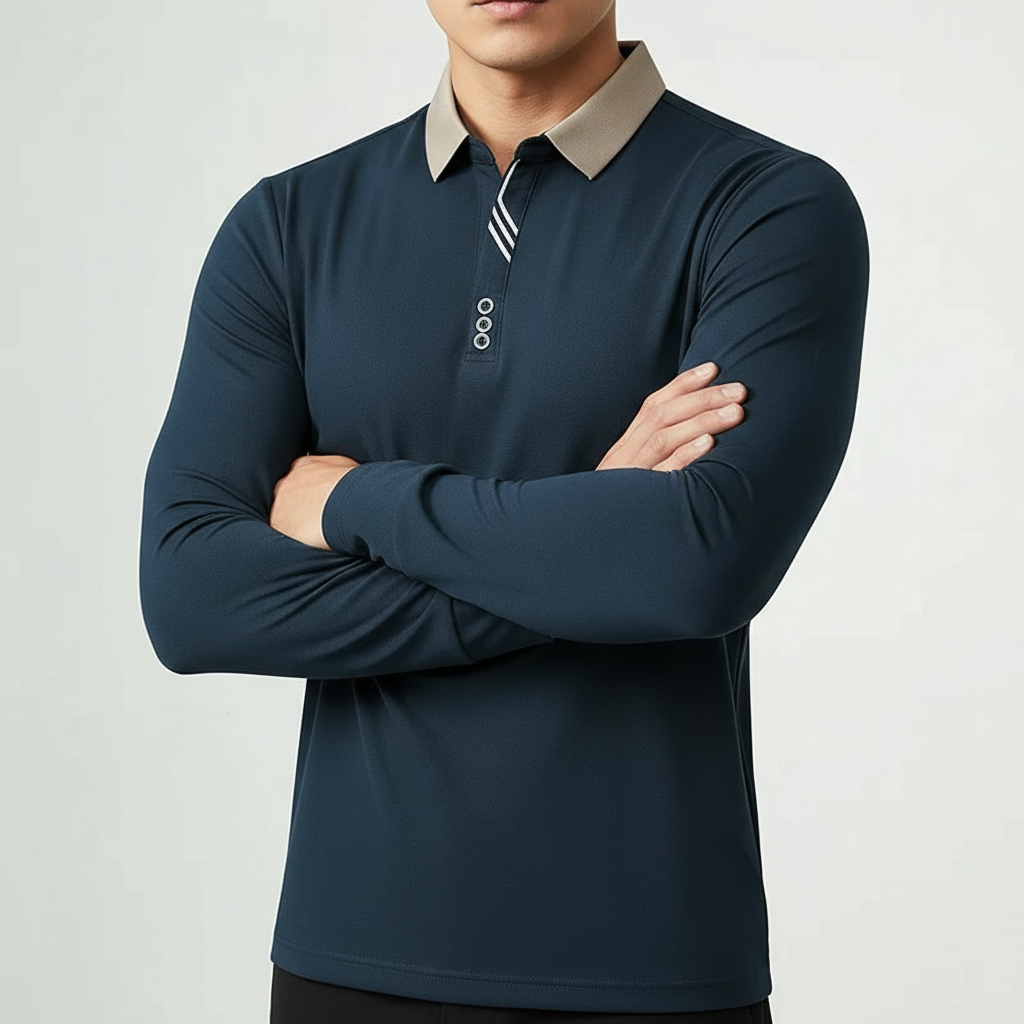 Portofino Long-Sleeve Polo Shirt - Men's Knit Polo
