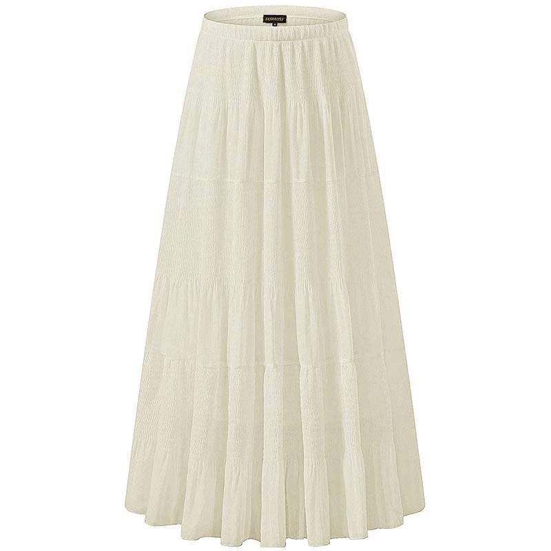 Floressa Chiffon Maxi Skirt - Women's Pleated Maxi Skirt