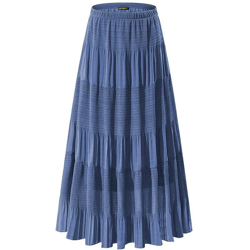 Floressa Chiffon Maxi Skirt - Women's Pleated Maxi Skirt