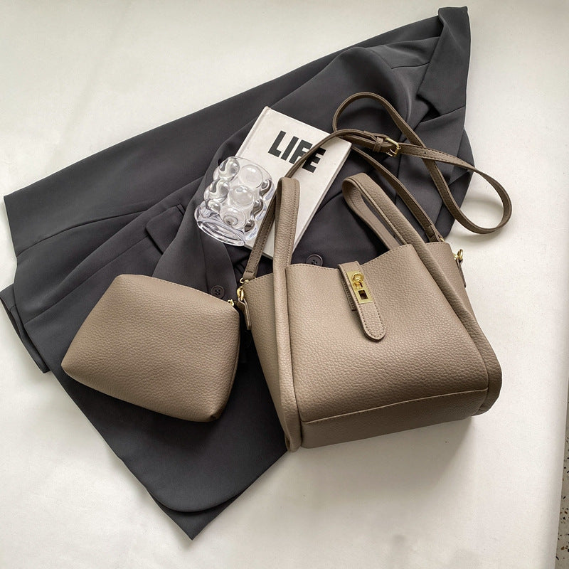 Leather Tote Bag - Everyday Women's Crossbody Bag