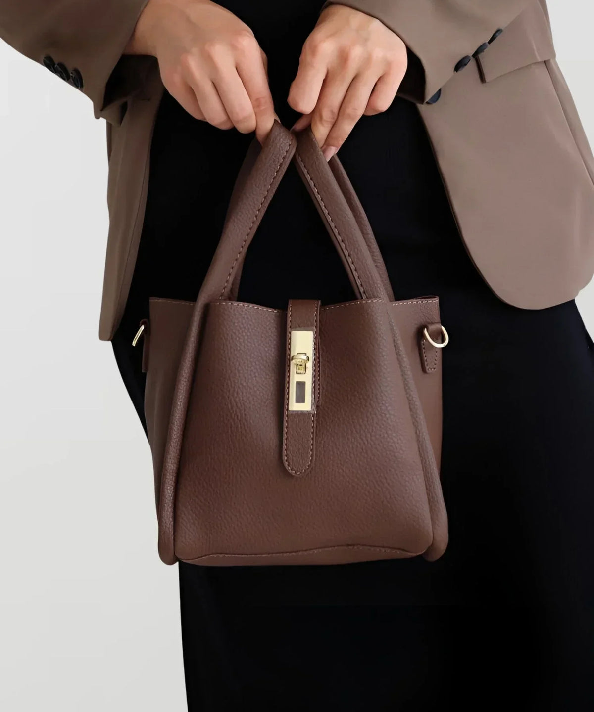 Leather Tote Bag - Everyday Women's Crossbody Bag