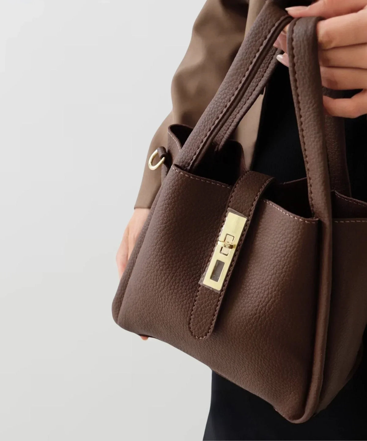 Leather Tote Bag - Everyday Women's Crossbody Bag