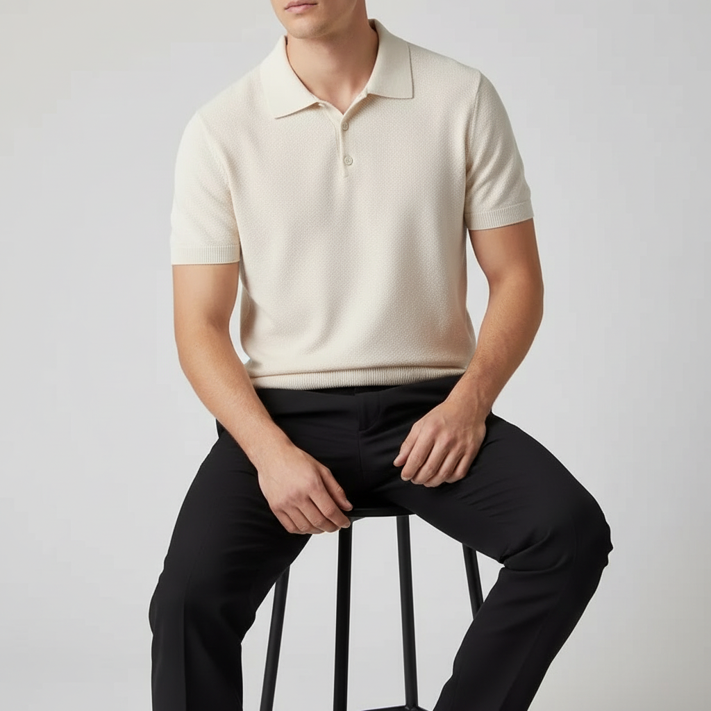 Estate Knit Polo - Men's Cotton Knit Polo Shirt