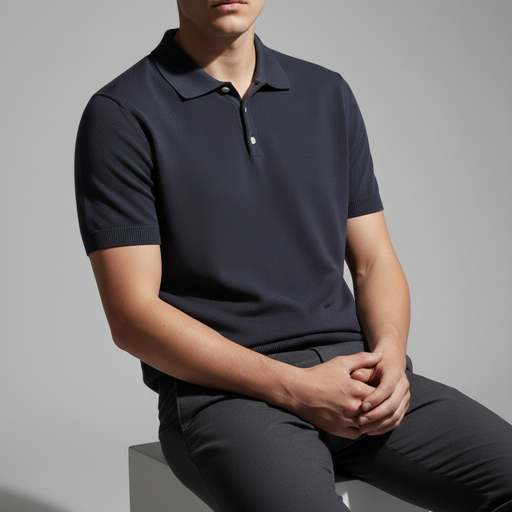Estate Knit Polo - Men's Cotton Knit Polo Shirt