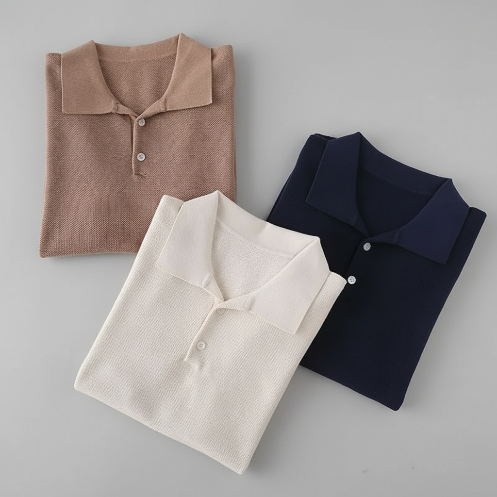 Estate Knit Polo - Men's Cotton Knit Polo Shirt