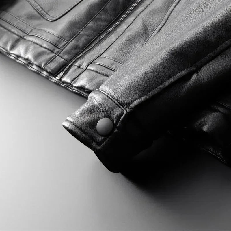 Cavalier Leather Jacket - Fleece Lined Men's Jacket