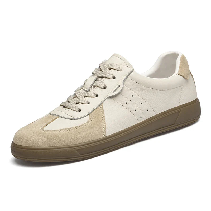 Emilio Leather Sneakers - Men's Leather Trainers