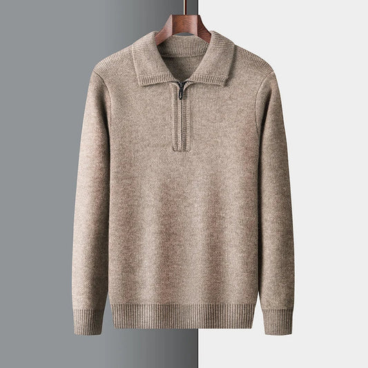Venture Knit Quarter Zip Sweater - Men's Jumper