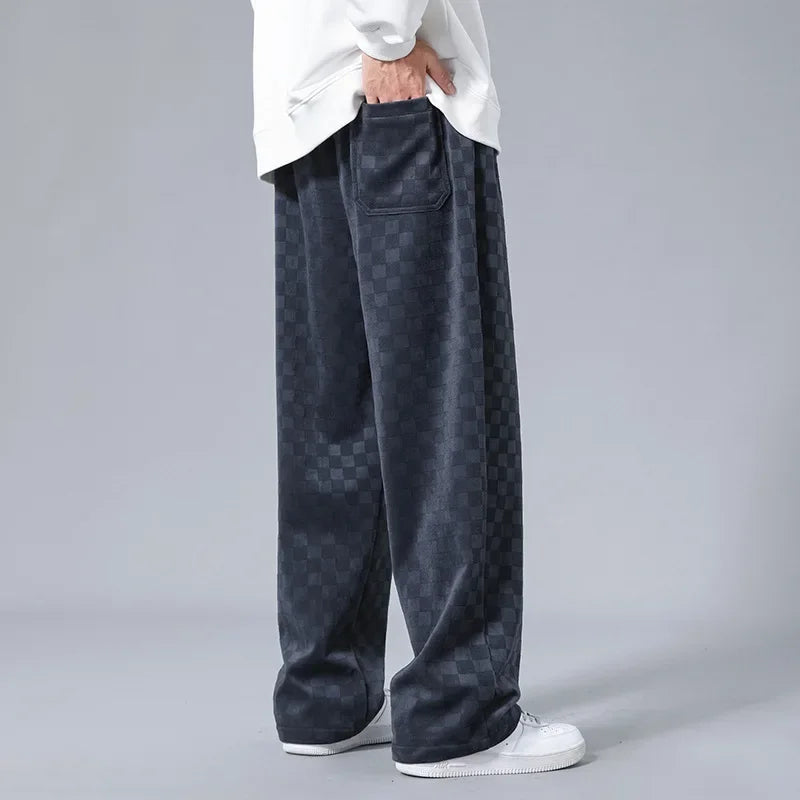 Arlo Sweatpants - Men's Check Relaxed Joggers