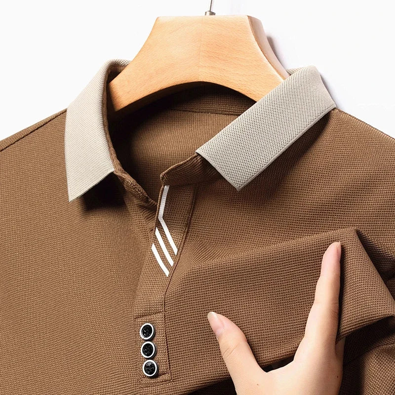 Portofino Long-Sleeve Polo Shirt - Men's Knit Polo