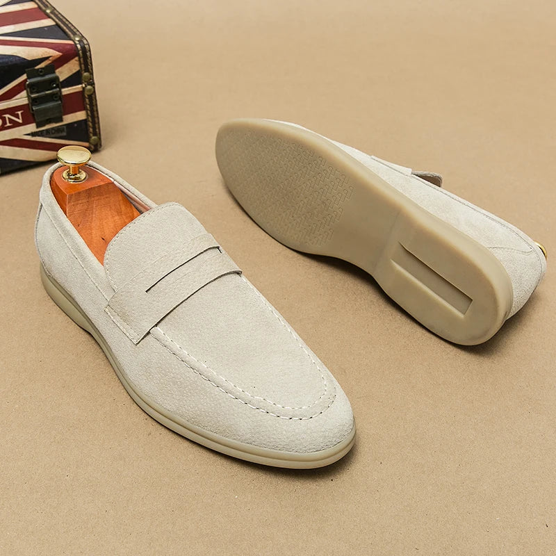 Bradford Suede Loafers - Classic Men's Slip On Loafers