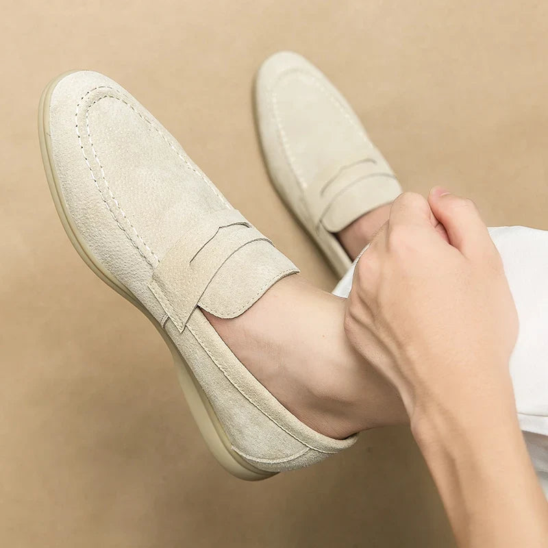 Bradford Suede Loafers - Classic Men's Slip On Loafers