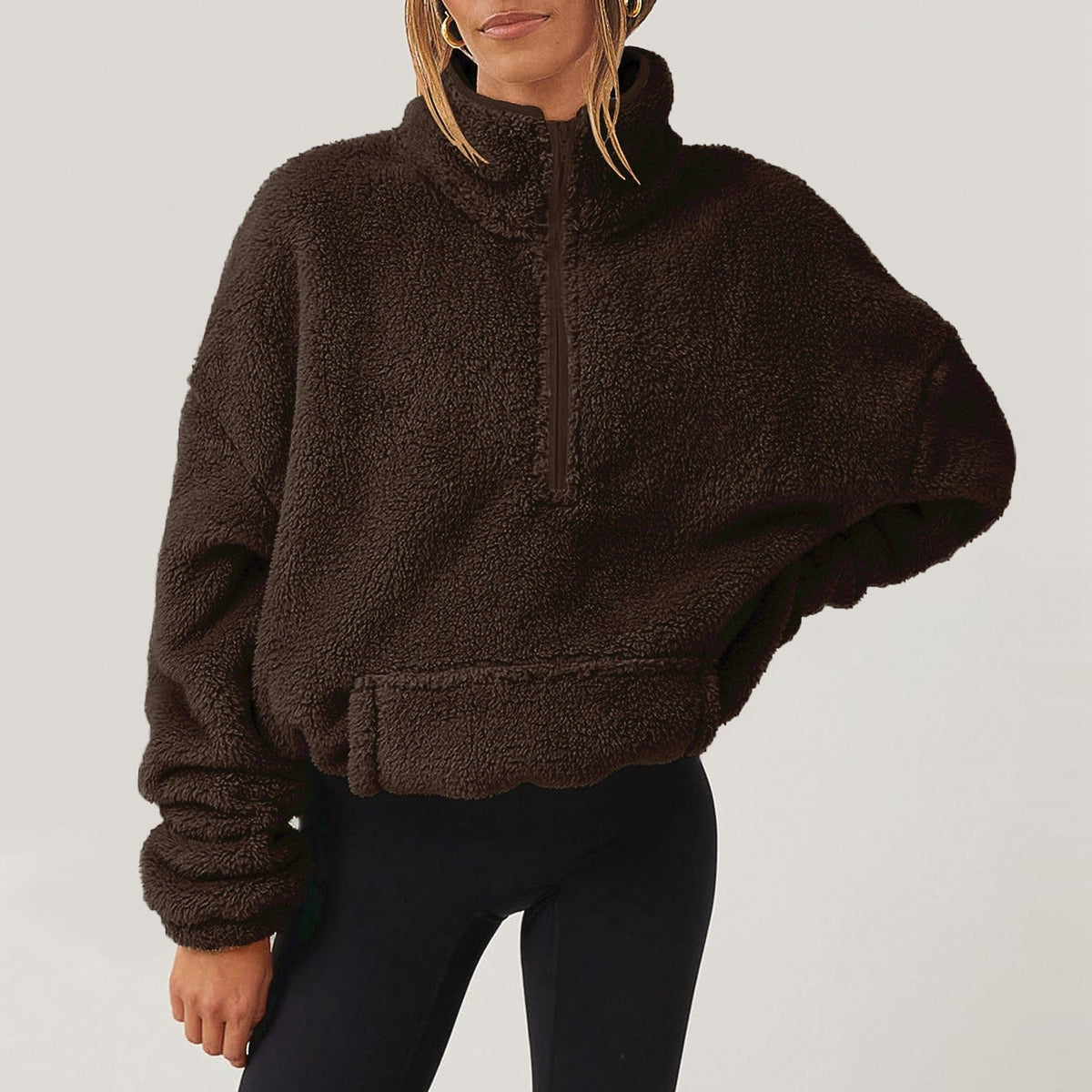 Alpine Half-Zip Sweater - Men's Plush Jumper