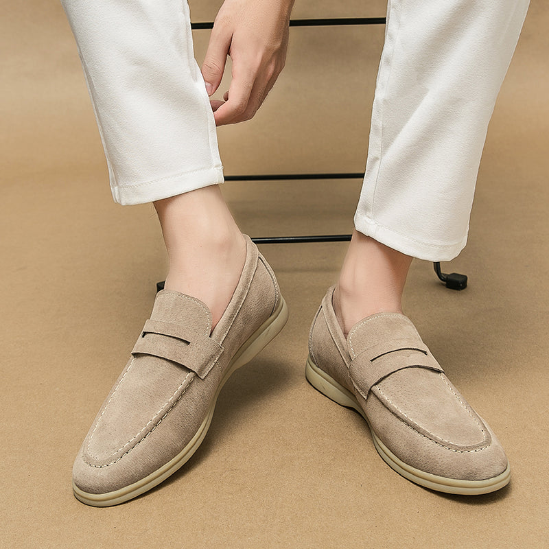 Bradford Suede Loafers - Classic Men's Slip On Loafers