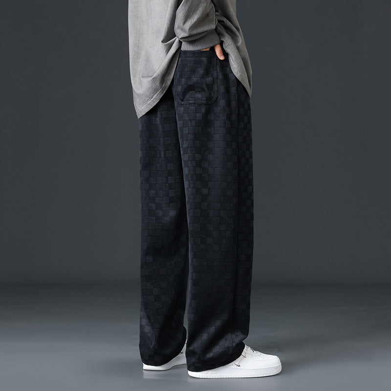 Arlo Sweatpants - Men's Check Relaxed Joggers