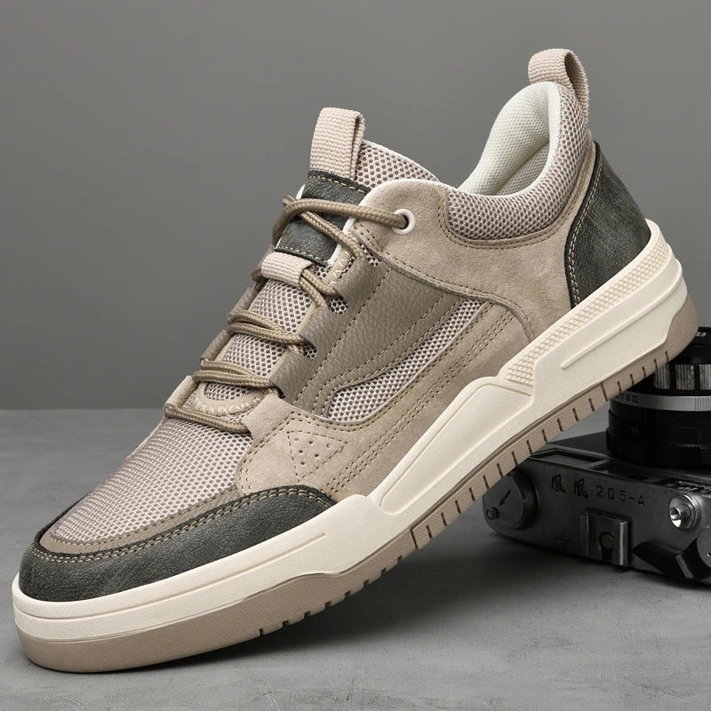 Preston Sneakers - Men's Mesh and Suede Trainers