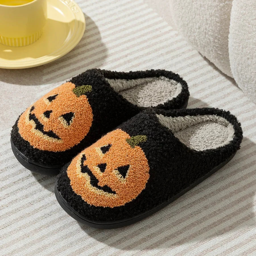 Cozy-Jack Slippers - Men's Festive Plush Slippers
