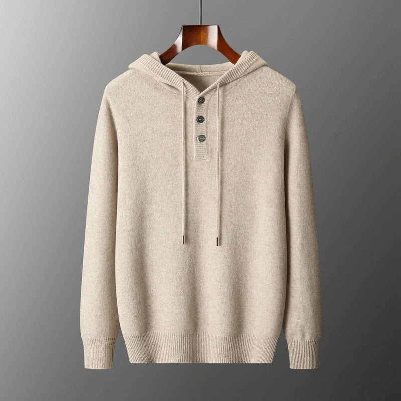 Origin Merino Wool Hoodie - Men's Soft Wool Hoodie