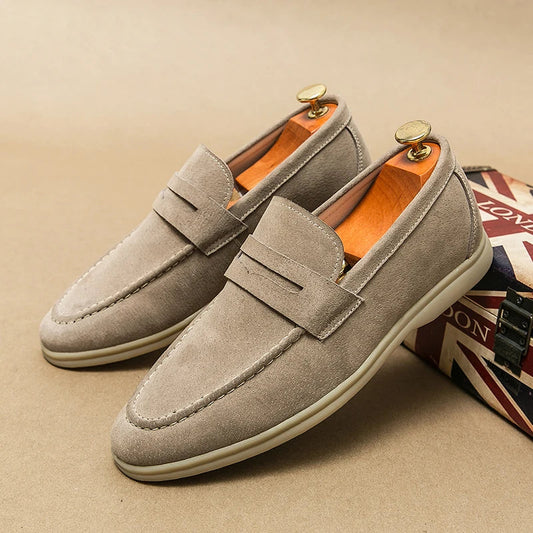 Bradford Suede Loafers - Classic Men's Slip On Loafers