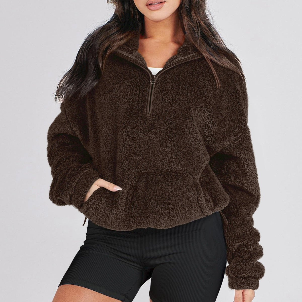Alpine Half-Zip Sweater - Men's Plush Jumper