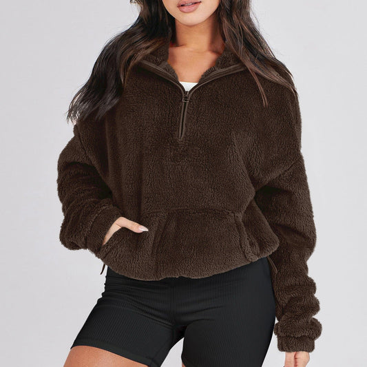 Alpine Half-Zip Sweater - Men's Plush Jumper