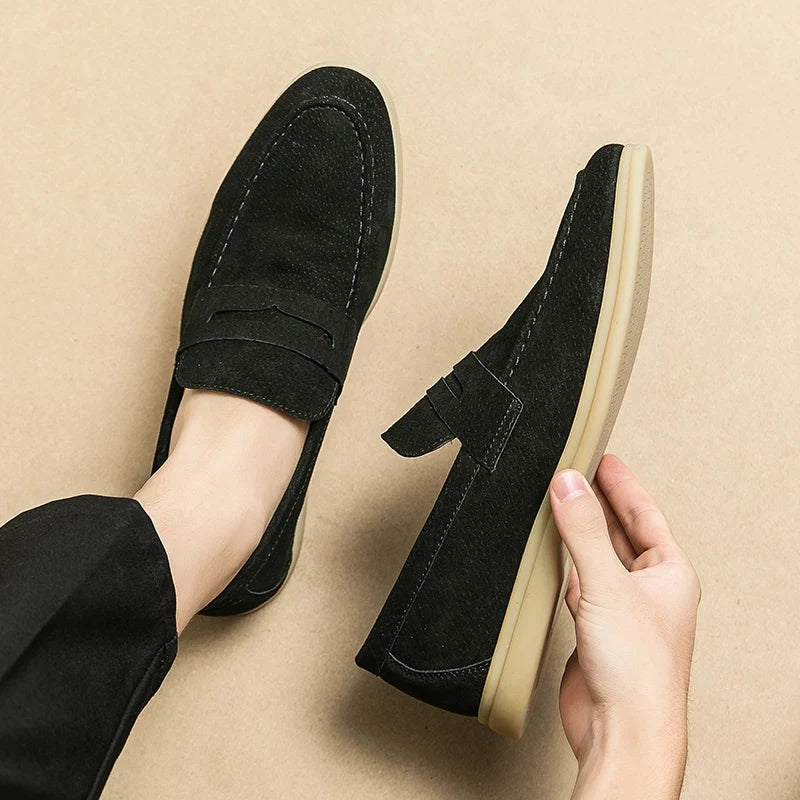 Bradford Suede Loafers - Classic Men's Slip On Loafers