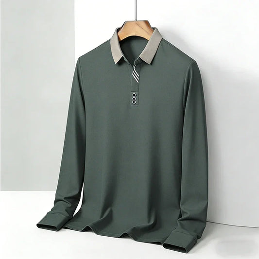 Portofino Long-Sleeve Polo Shirt - Men's Knit Polo