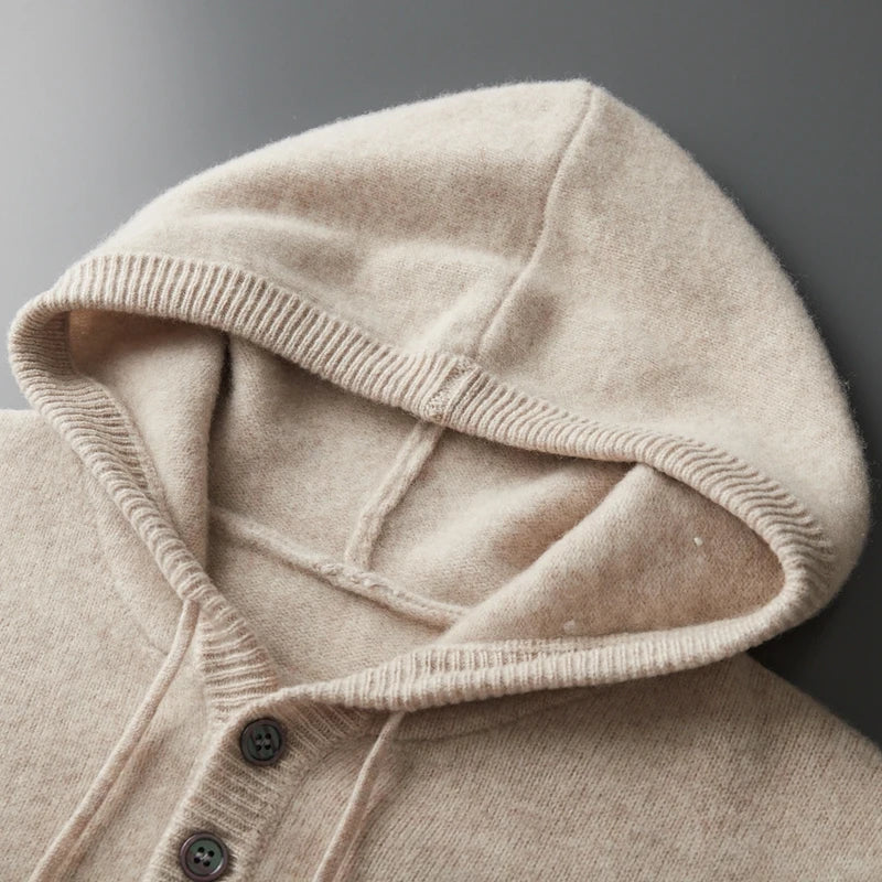 Origin Merino Wool Hoodie - Men's Soft Wool Hoodie