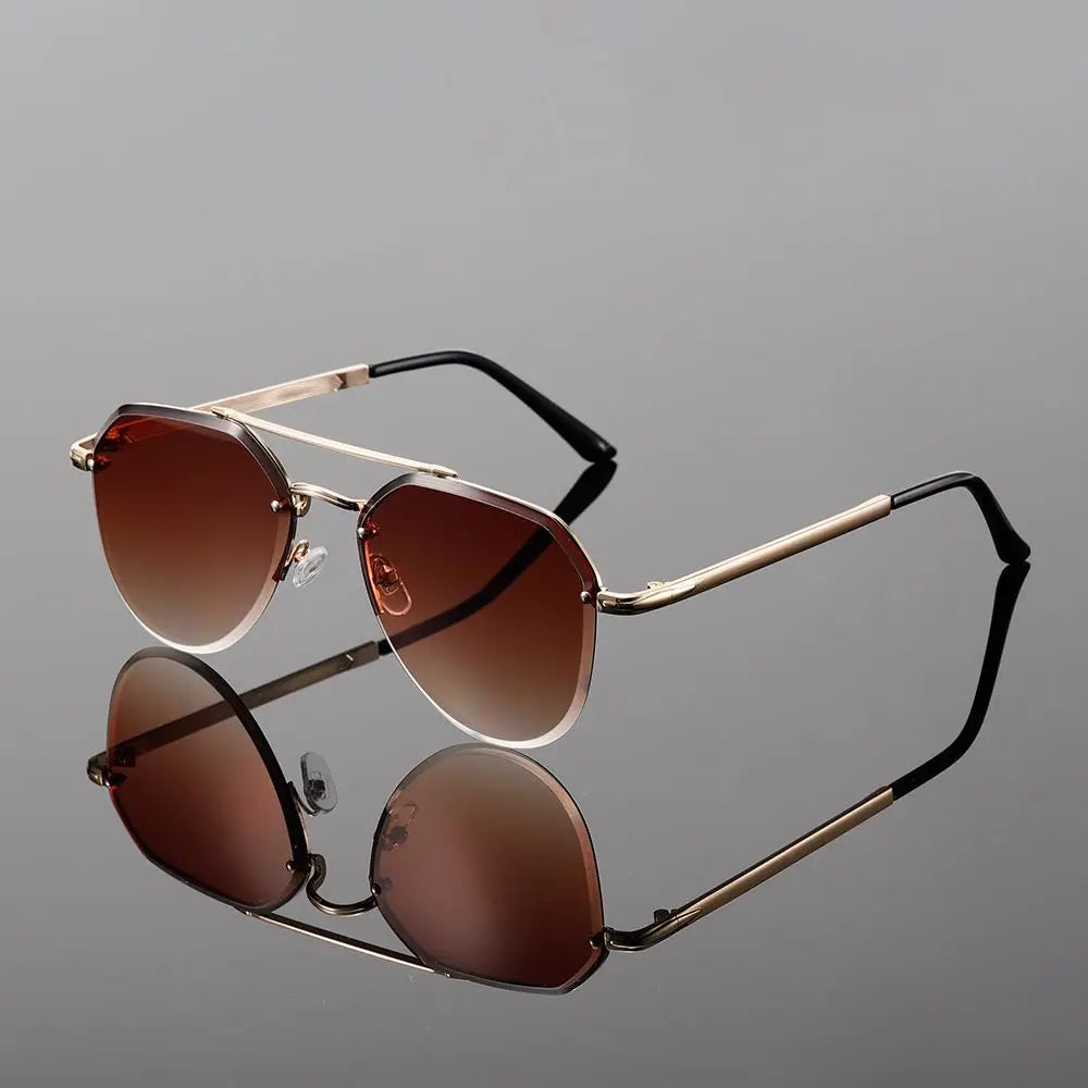 Arc Aviators - Gradient Lens Aviator Sunglasses