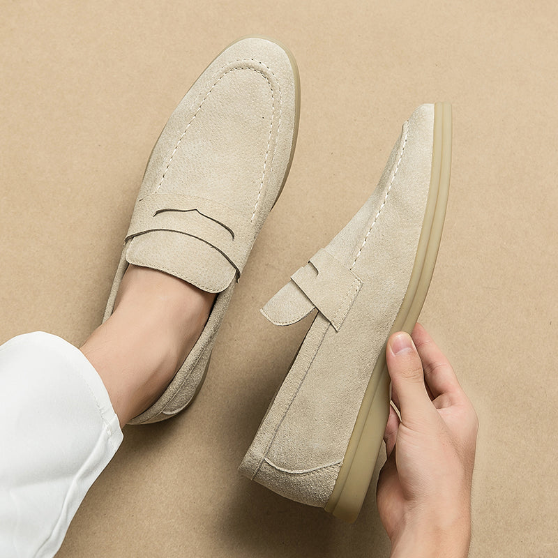 Bradford Suede Loafers - Classic Men's Slip On Loafers