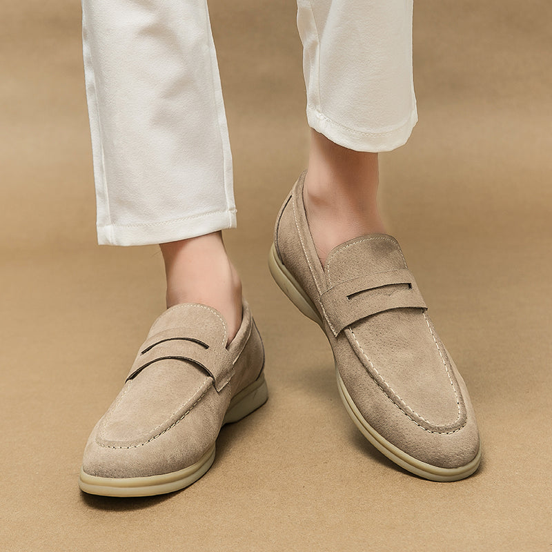 Bradford Suede Loafers - Classic Men's Slip On Loafers