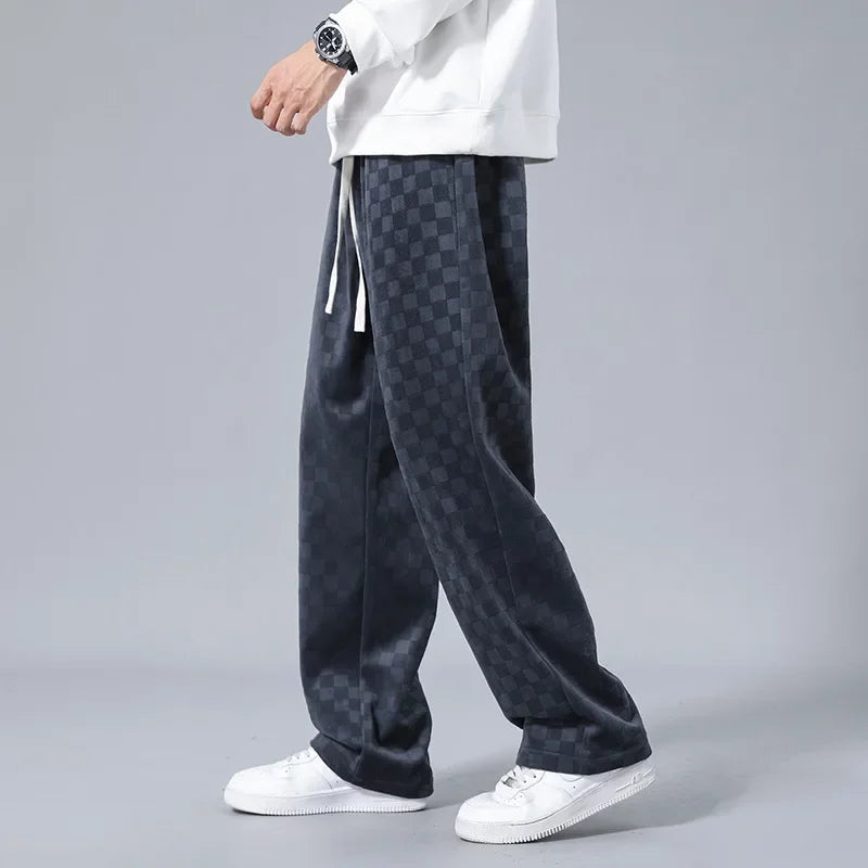 Arlo Sweatpants - Men's Check Relaxed Joggers