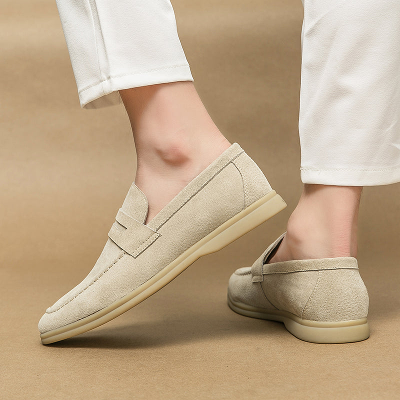 Bradford Suede Loafers - Classic Men's Slip On Loafers