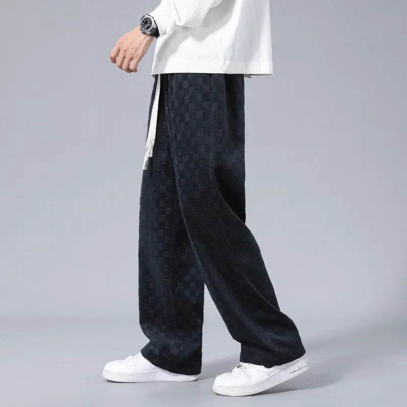 Arlo Sweatpants - Men's Check Relaxed Joggers