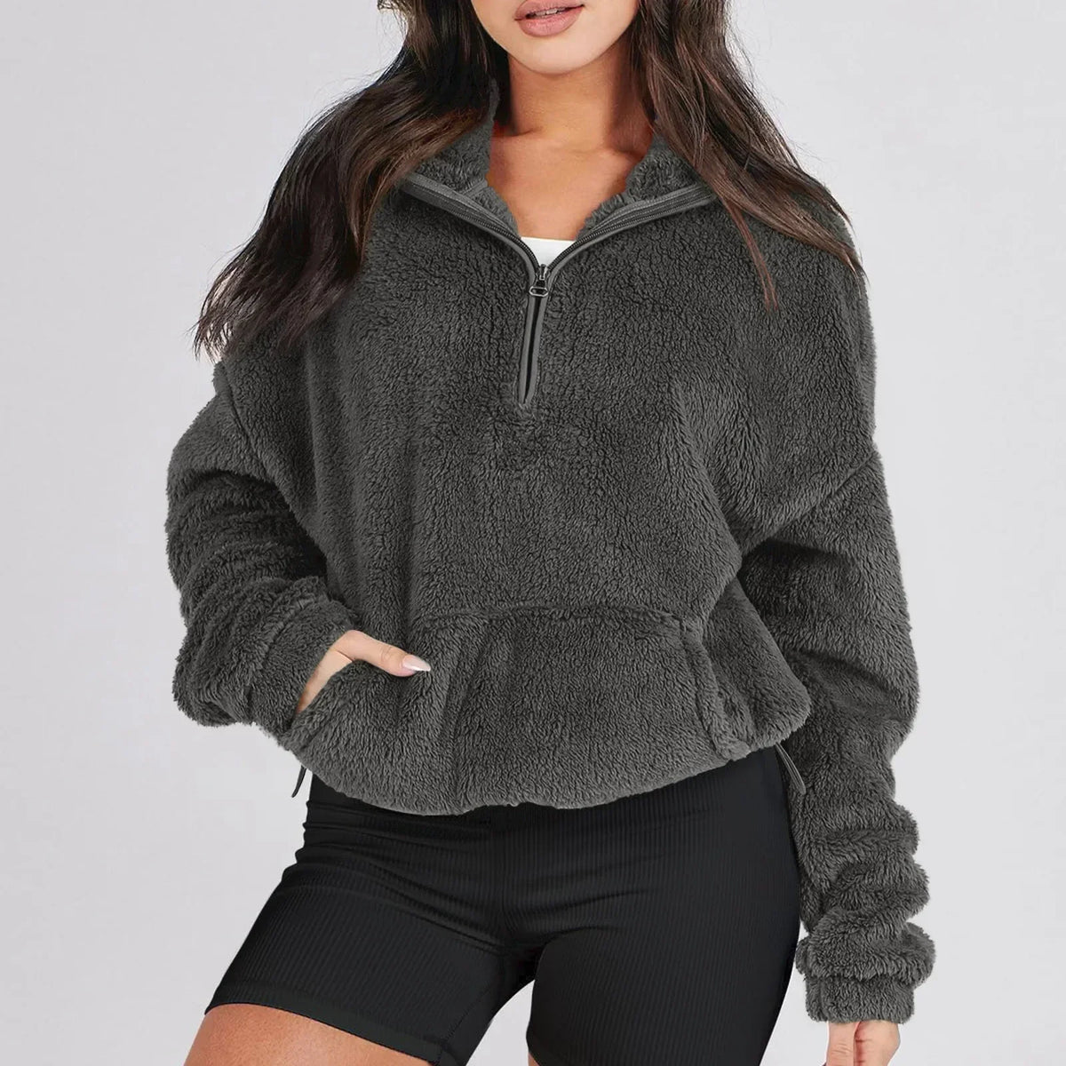 Alpine Half-Zip Sweater - Men's Plush Jumper